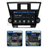 AMTO6 10" Multimedia receiver to suit Toyota Kluger 2007-2013